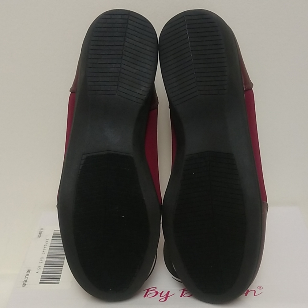 BEACON Slip-on Women Shoes | Burgundy | 6.5W | NIB - Picture 6 of 8